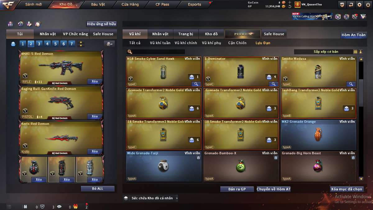 shop acc cf uy tin gia re